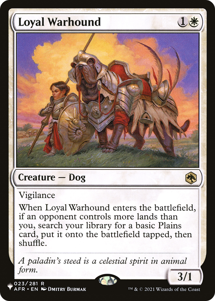 Loyal Warhound [The List] | Galaxy Games LLC