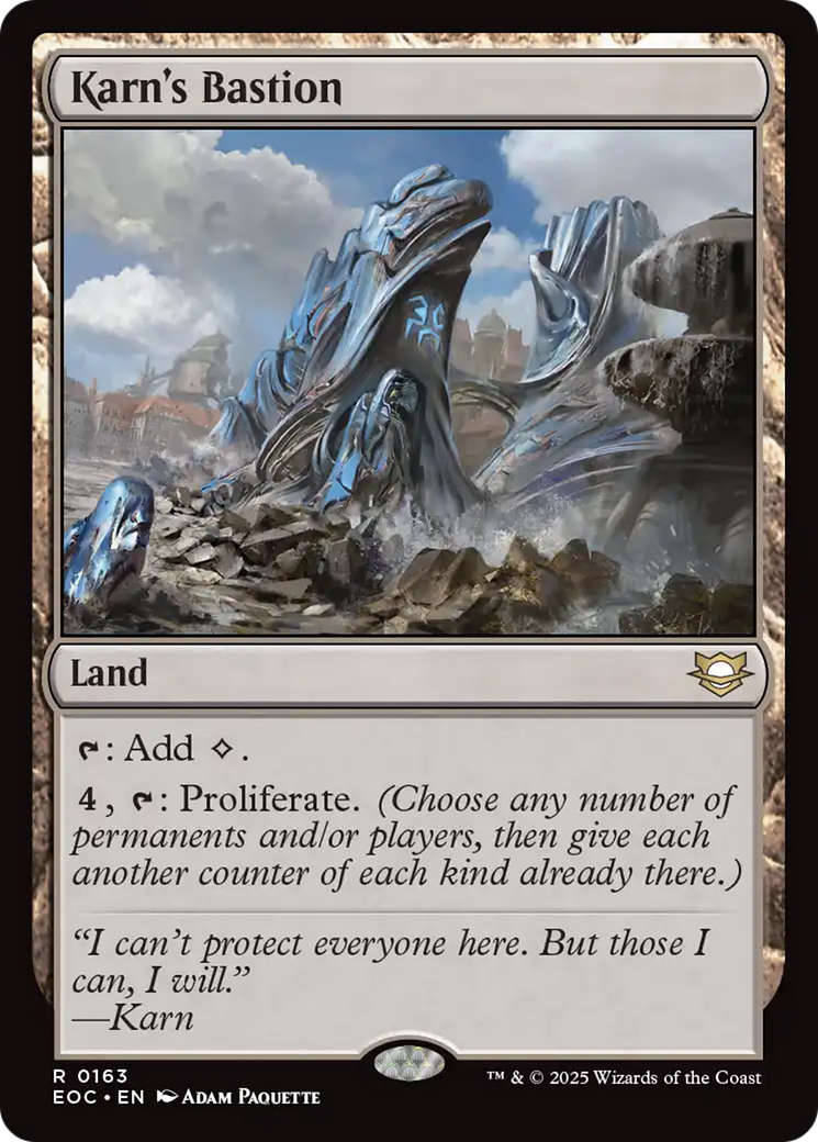 Karn's Bastion [Edge of Eternities Commander] | Galaxy Games LLC
