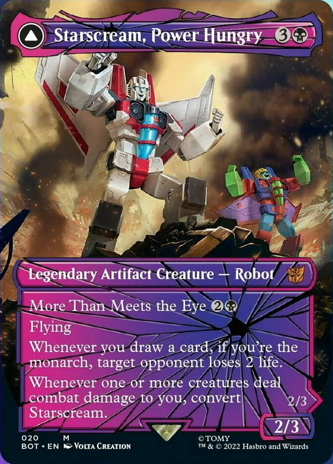 Starscream, Power Hungry // Starscream, Seeker Leader (Shattered Glass) [Transformers] | Galaxy Games LLC