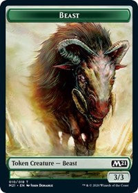 Beast // Griffin Double-Sided Token [Core Set 2021 Tokens] | Galaxy Games LLC