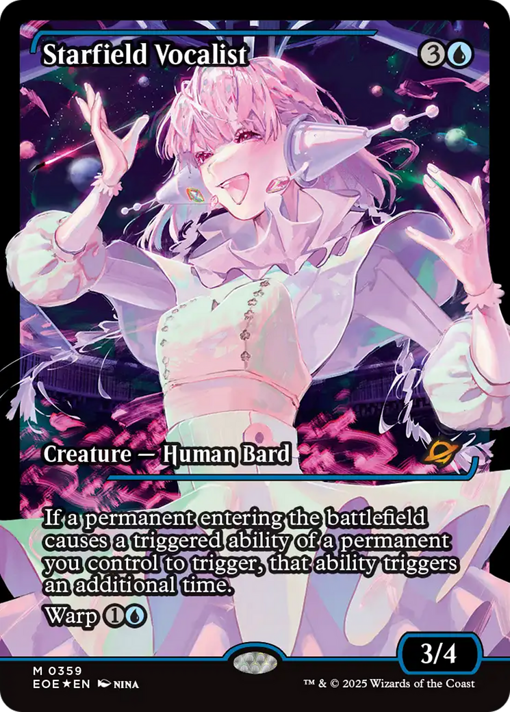 Starfield Vocalist (Showcase) [Edge of Eternities] | Galaxy Games LLC