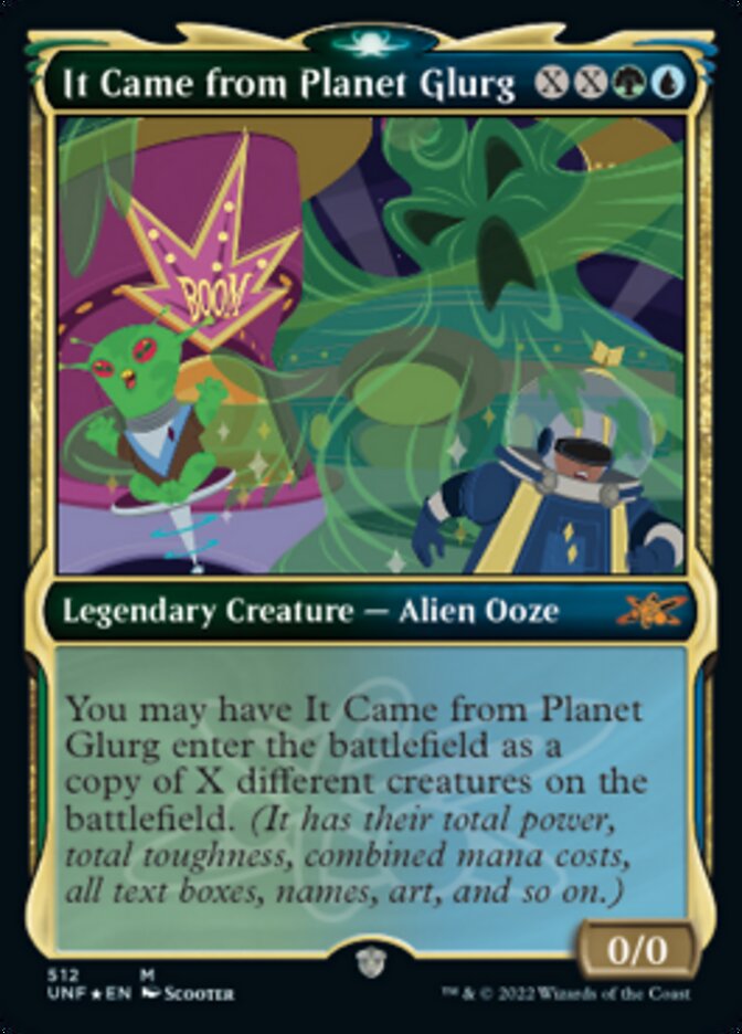 It Came from Planet Glurg (Showcase) (Galaxy Foil) [Unfinity] | Galaxy Games LLC