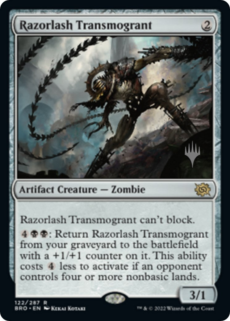 Razorlash Transmogrant (Promo Pack) [The Brothers' War Promos] | Galaxy Games LLC