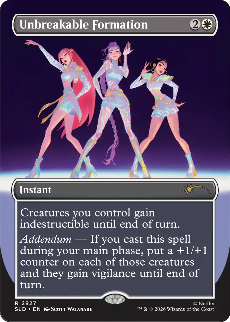 Unbreakable Formation (2827) [Secret Lair Drop Series] | Galaxy Games LLC