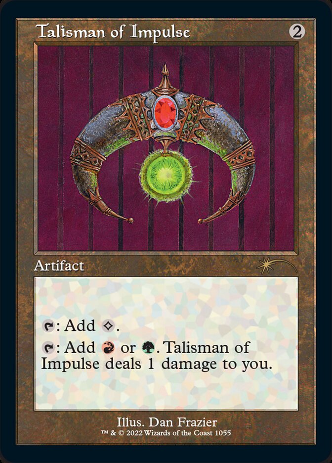 Talisman of Impulse (Foil Etched) [Secret Lair Drop Series] | Galaxy Games LLC