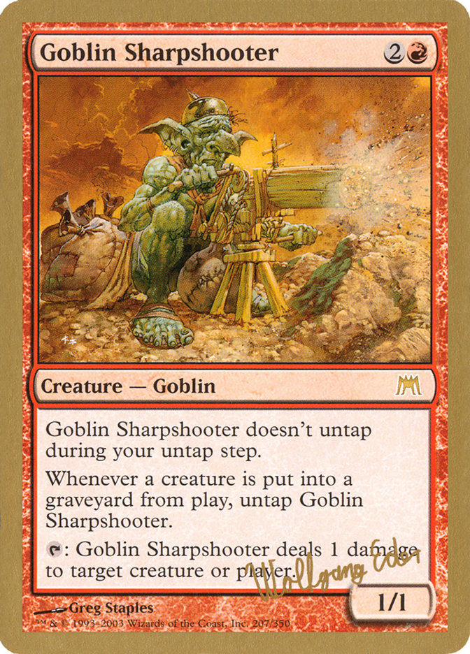 Goblin Sharpshooter (Wolfgang Eder) [World Championship Decks 2003] | Galaxy Games LLC