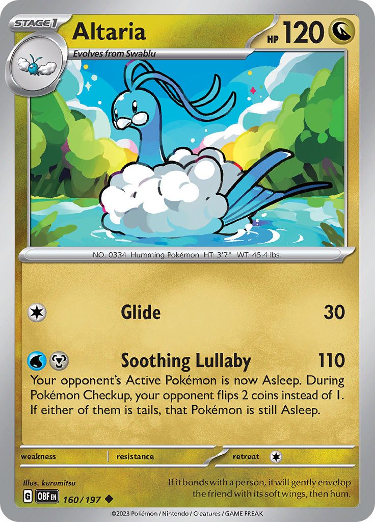 Altaria (160/197) [Scarlet & Violet: Obsidian Flames] | Galaxy Games LLC