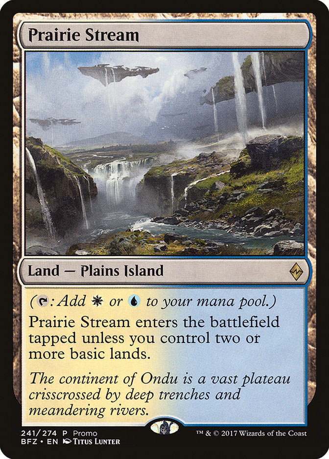 Prairie Stream (Promo) [Standard Showdown Promos] | Galaxy Games LLC