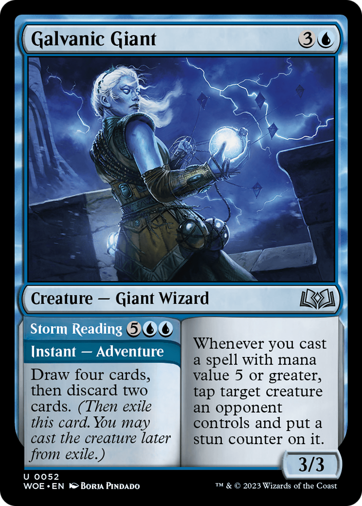 Galvanic Giant // Storm Reading [Wilds of Eldraine] | Galaxy Games LLC