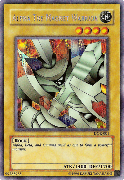Alpha the Magnet Warrior [DOR-001] Secret Rare | Galaxy Games LLC