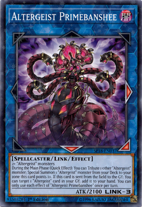 Altergeist Primebanshee [SP18-EN037] Starfoil Rare | Galaxy Games LLC