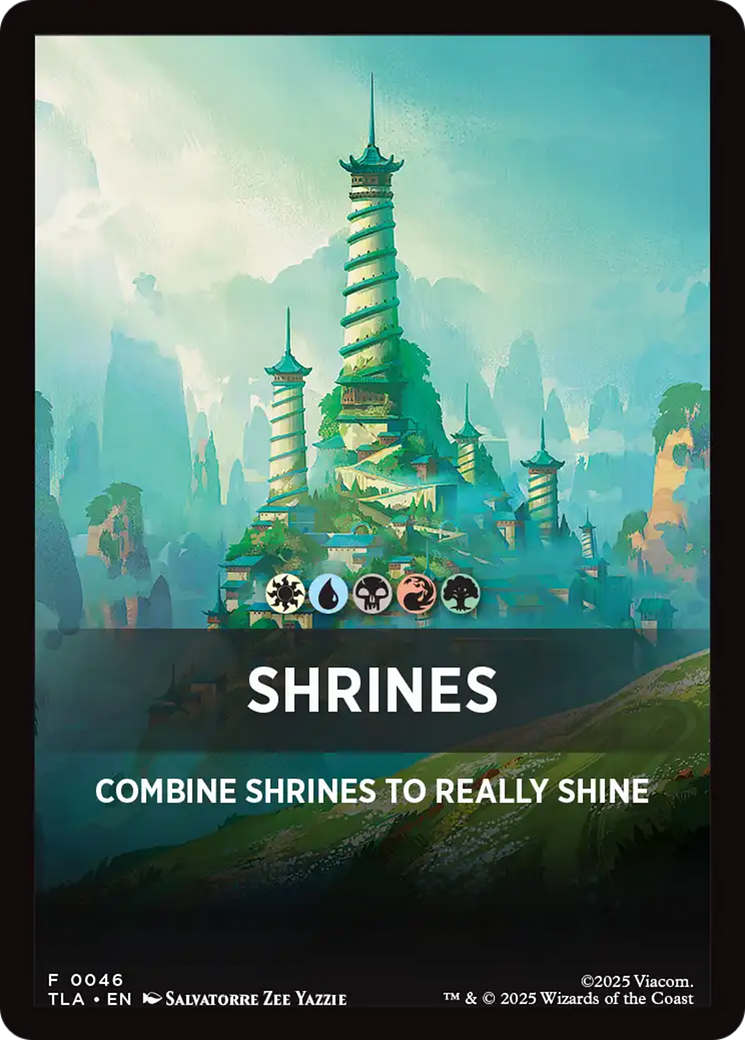 Shrines Theme Card [Avatar: The Last Airbender Tokens] | Galaxy Games LLC