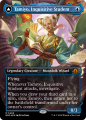 Tamiyo, Inquisitive Student // Tamiyo, Seasoned Scholar (Borderless) (Textured Foil) [Modern Horizons 3] | Galaxy Games LLC