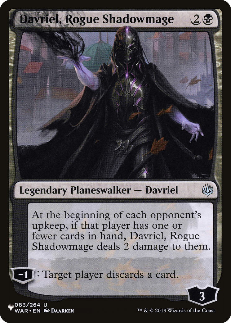 Davriel, Rogue Shadowmage [The List] | Galaxy Games LLC