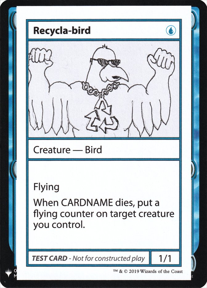 Recycla-bird [Mystery Booster Playtest Cards] | Galaxy Games LLC