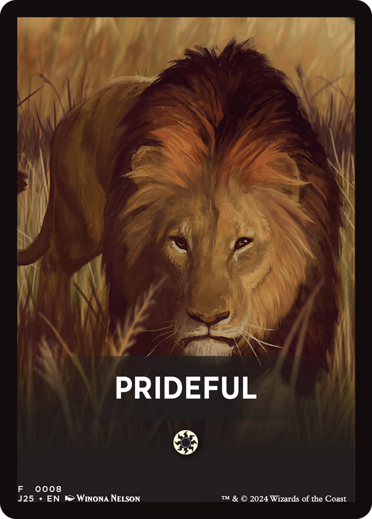 Prideful Theme Card [Foundations Jumpstart Front Cards] | Galaxy Games LLC