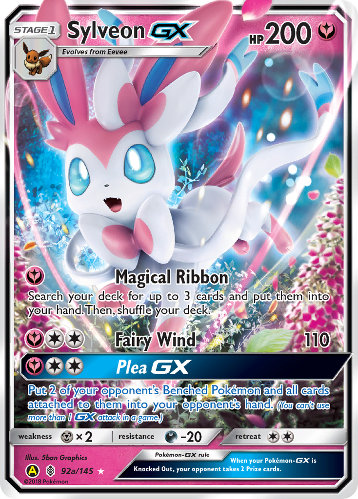 Sylveon GX (92a/145) [Alternate Art Promos] | Galaxy Games LLC