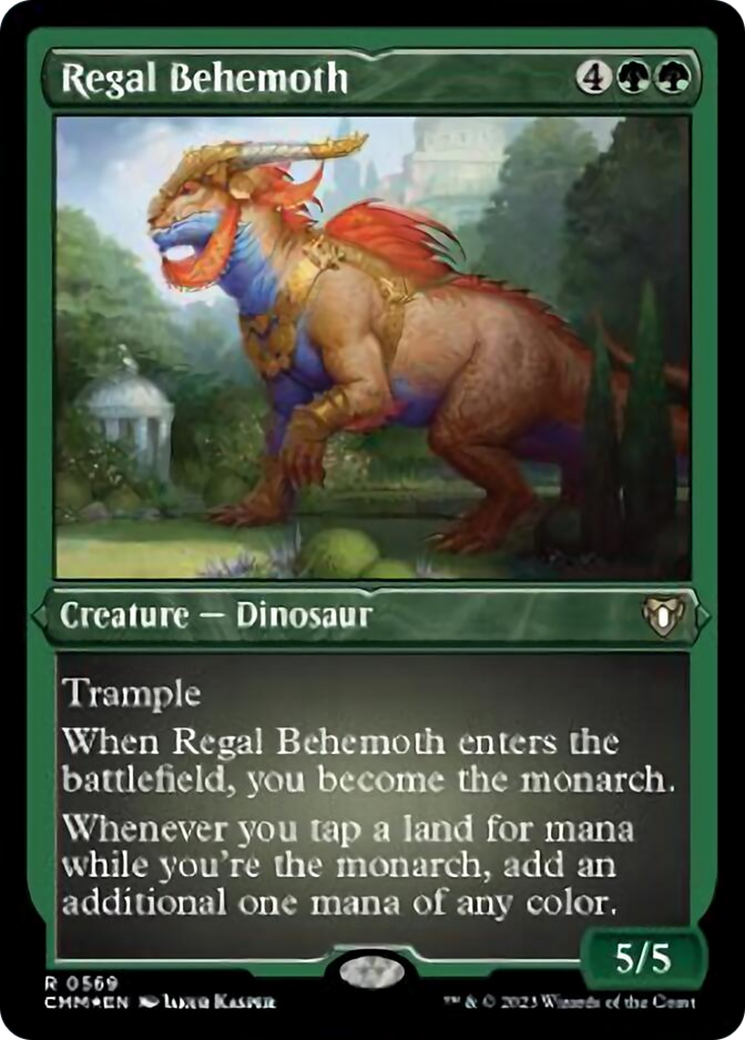 Regal Behemoth (Foil Etched) [Commander Masters] | Galaxy Games LLC