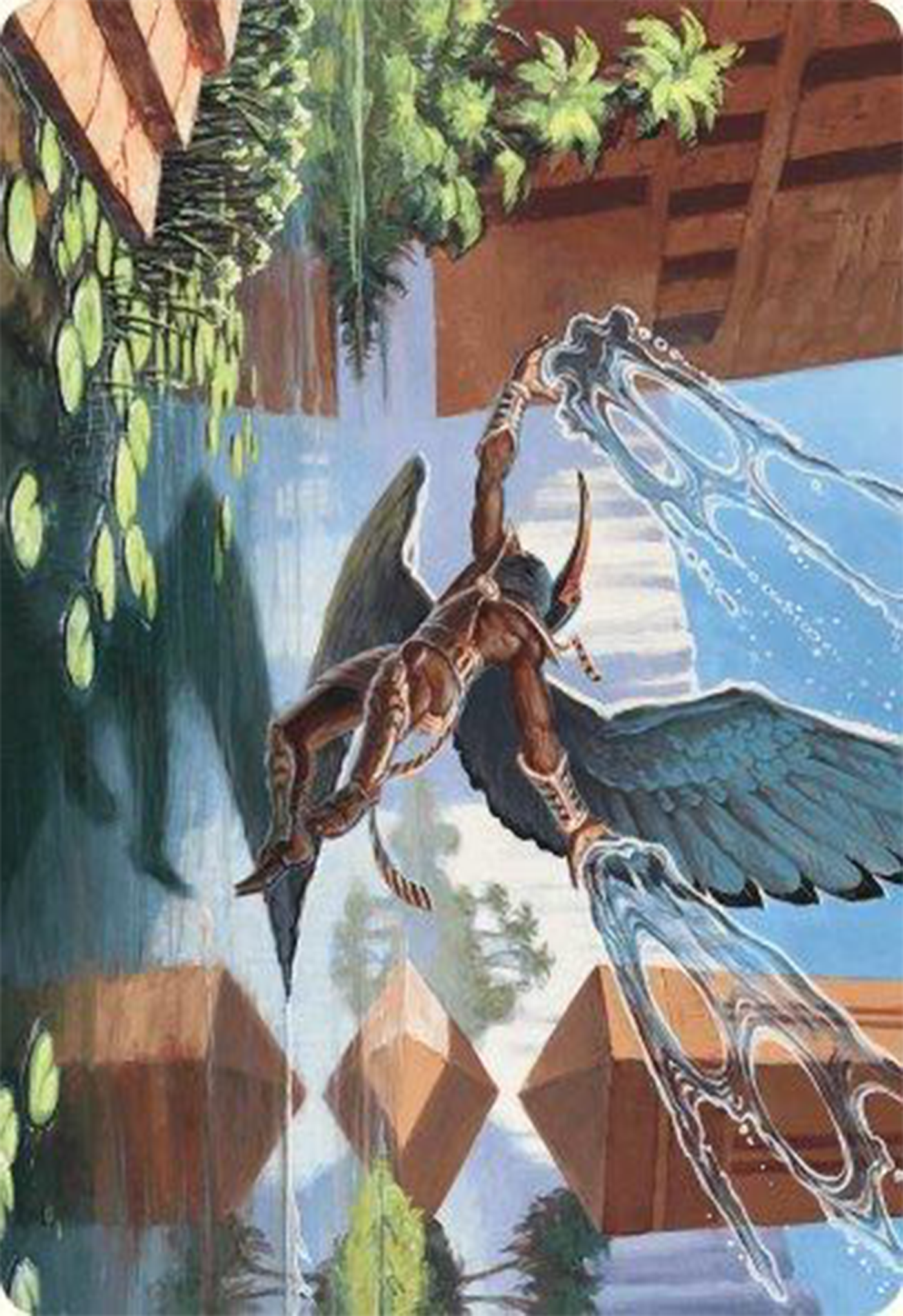 Nadu, Winged Wisdom Art Card [Modern Horizons 3 Art Series] | Galaxy Games LLC