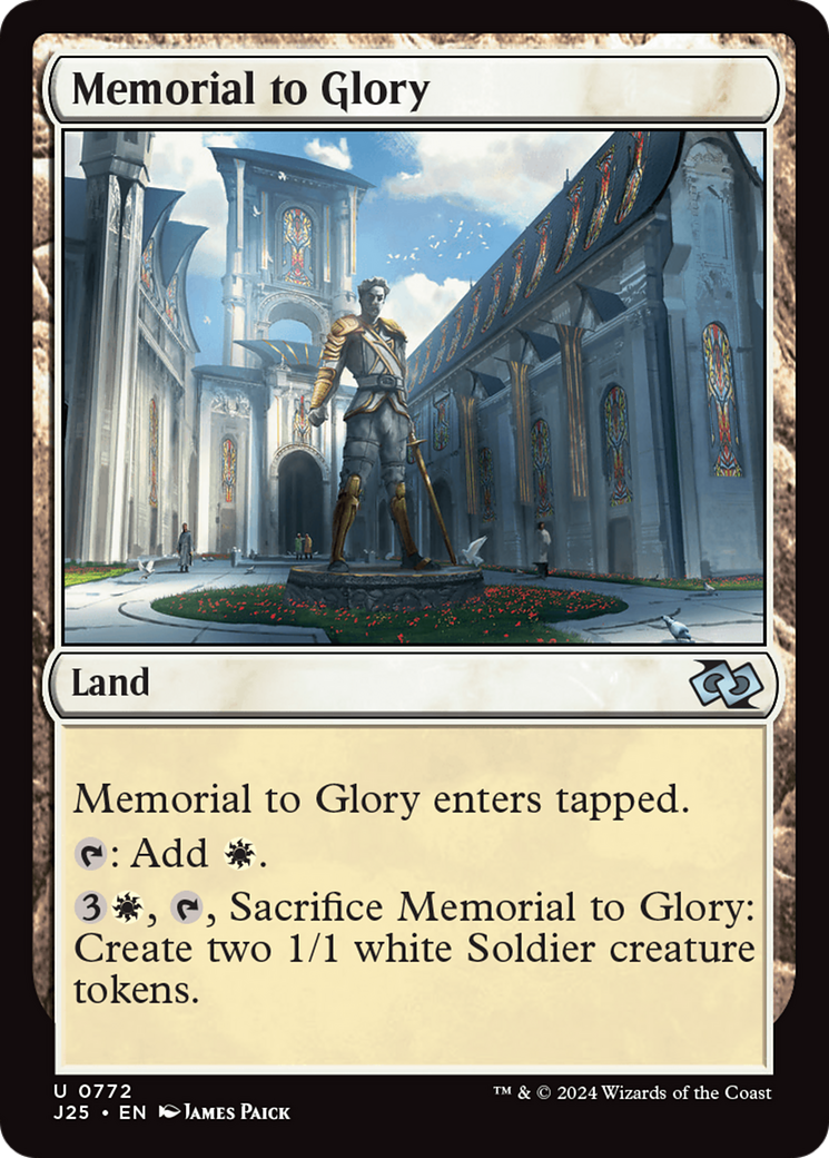 Memorial to Glory [Foundations Jumpstart] | Galaxy Games LLC