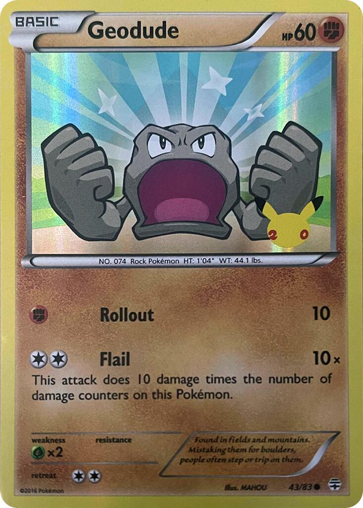 Geodude (043/083) [Celebrations: 25th Anniversary] | Galaxy Games LLC