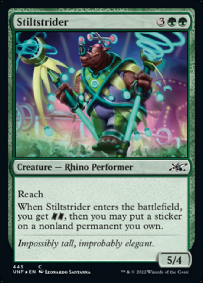 Stiltstrider (Galaxy Foil) [Unfinity] | Galaxy Games LLC