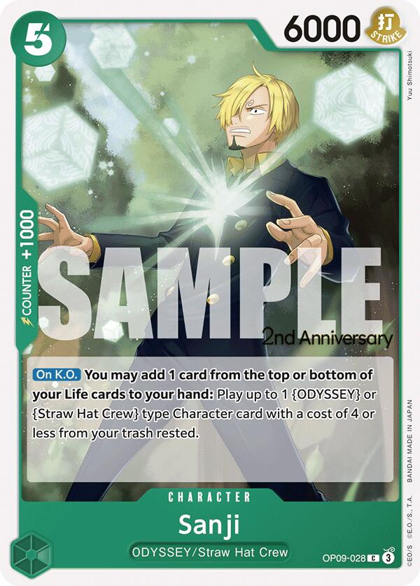 Sanji [Emperors in the New World: 2nd Anniversary Tournament Cards] | Galaxy Games LLC