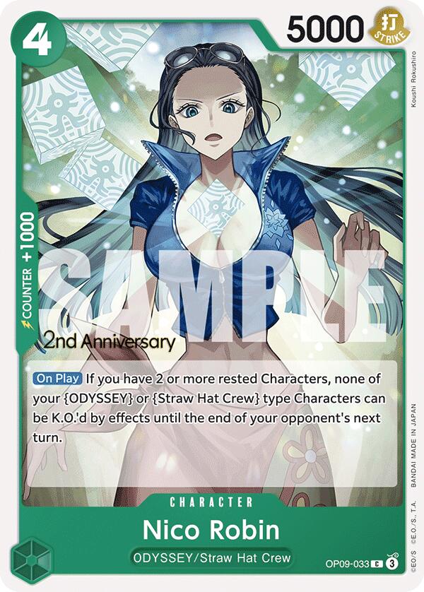 Nico Robin [Emperors in the New World: 2nd Anniversary Tournament Cards] | Galaxy Games LLC