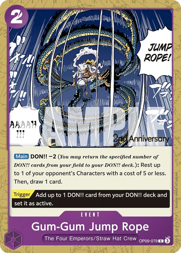 Gum-Gum Jump Rope [Emperors in the New World: 2nd Anniversary Tournament Cards] | Galaxy Games LLC