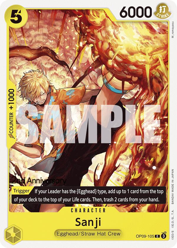 Sanji [Emperors in the New World: 2nd Anniversary Tournament Cards] | Galaxy Games LLC