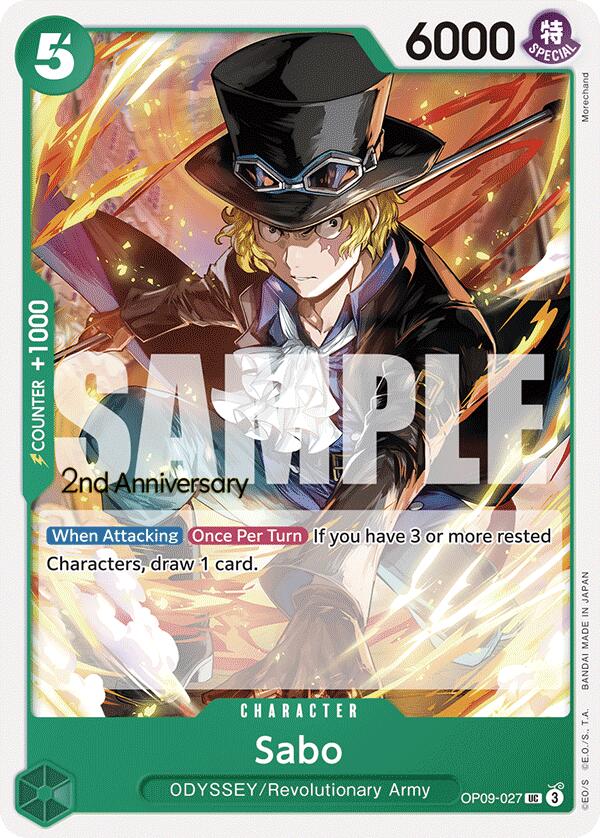Sabo [Emperors in the New World: 2nd Anniversary Tournament Cards] | Galaxy Games LLC