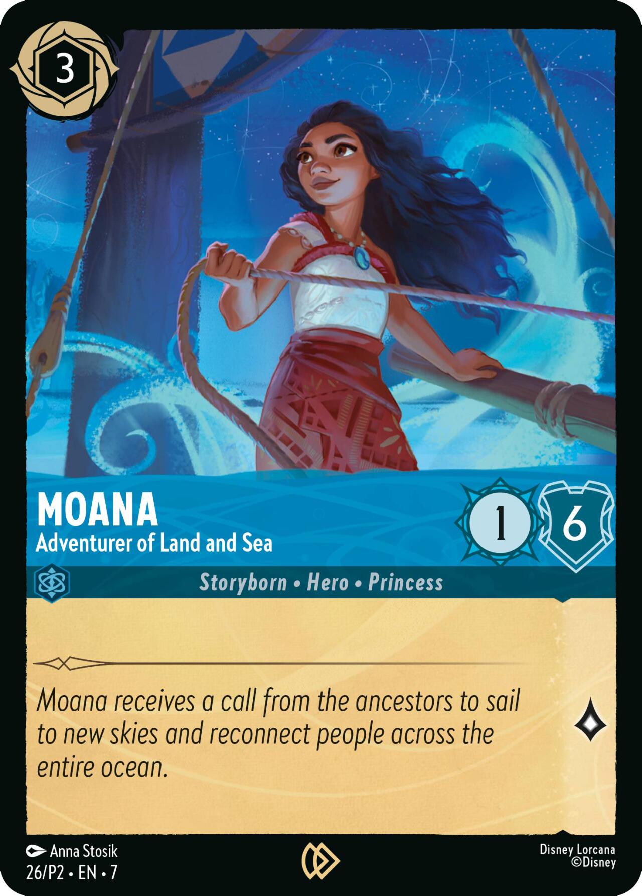Moana - Adventurer of Land and Sea (26) [Promo Cards] | Galaxy Games LLC
