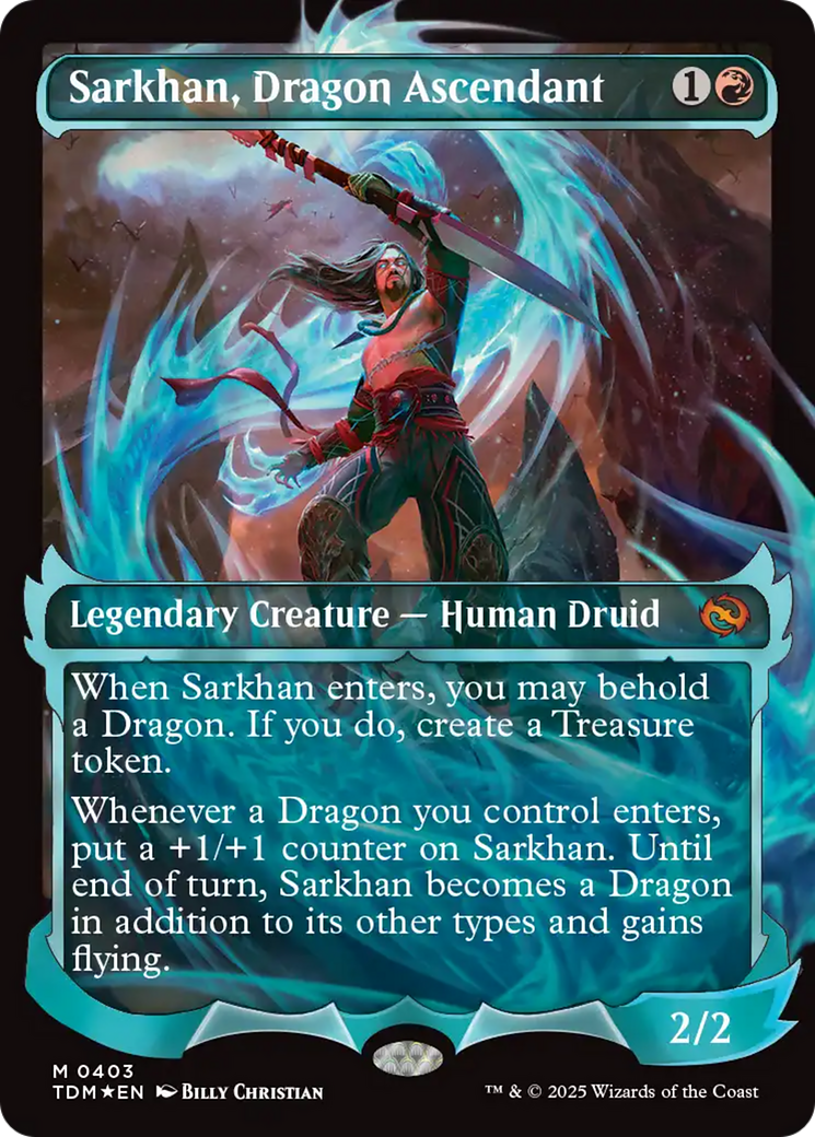 Sarkhan, Dragon Ascendant (0403) (Showcase) [Tarkir: Dragonstorm] | Galaxy Games LLC