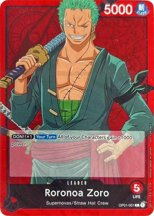 Roronoa Zoro [One Piece Demo Deck Cards] | Galaxy Games LLC