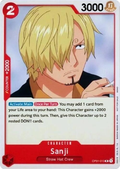 Sanji [One Piece Demo Deck Cards] | Galaxy Games LLC