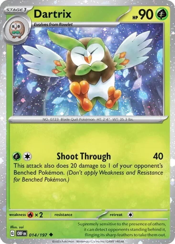 Dartrix (014/197) (Cosmos Holo) [Miscellaneous Cards] | Galaxy Games LLC