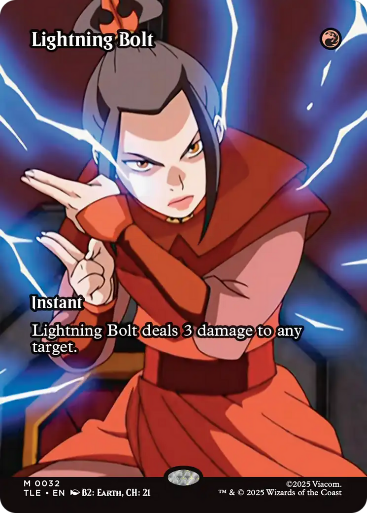 Lightning Bolt (Borderless) [Avatar: The Last Airbender: Eternal-Legal] | Galaxy Games LLC