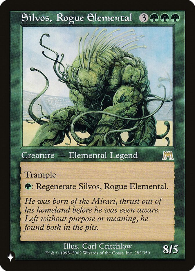 Silvos, Rogue Elemental [The List] | Galaxy Games LLC