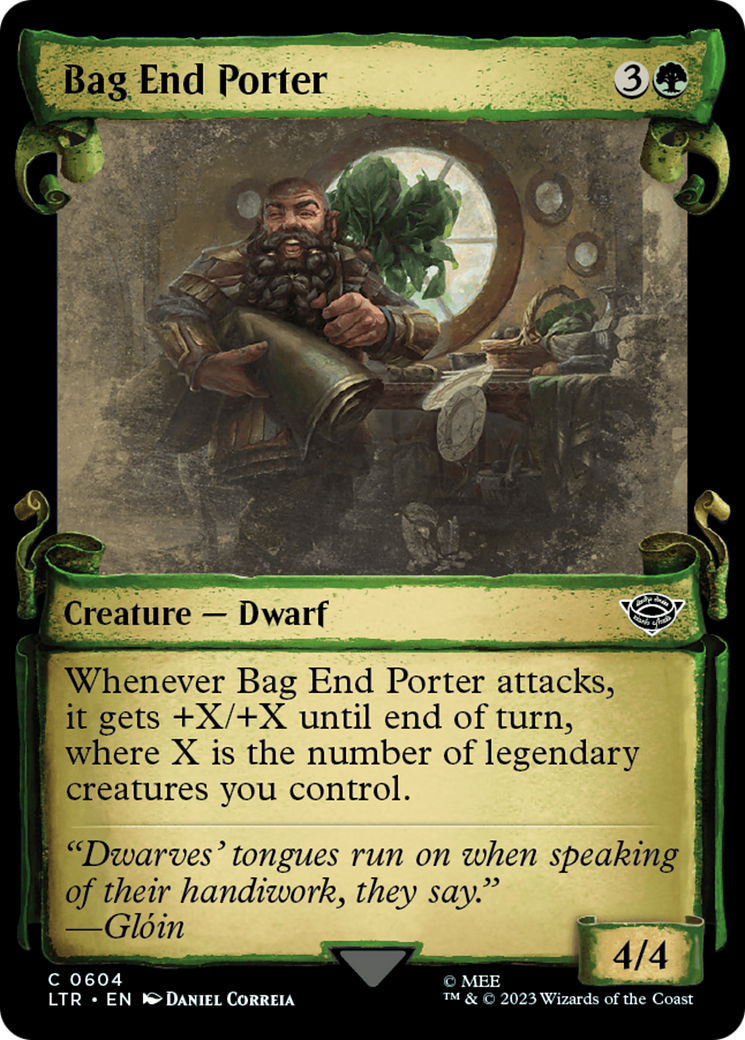 Bag End Porter [The Lord of the Rings: Tales of Middle-Earth Showcase Scrolls] | Galaxy Games LLC