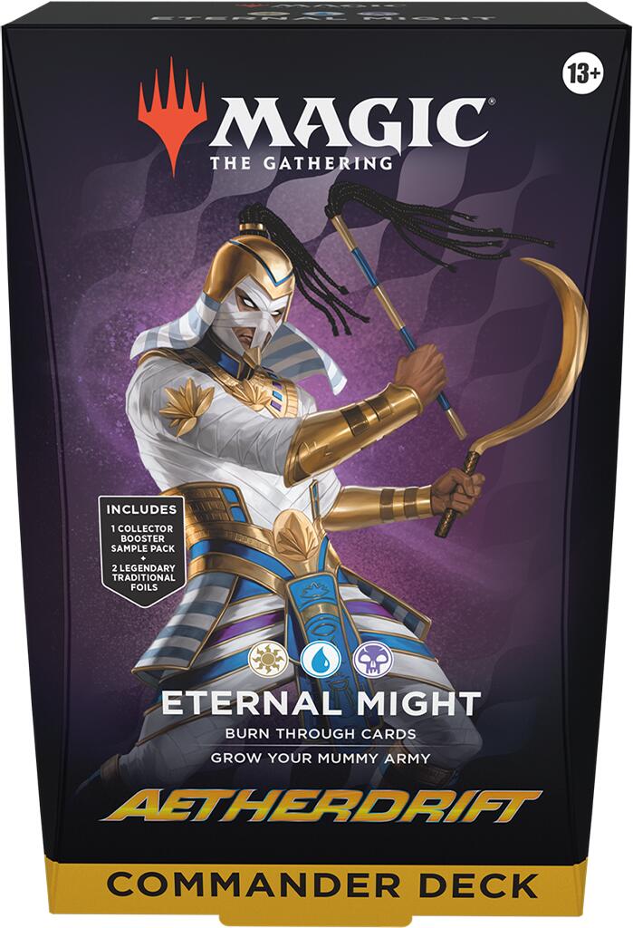 Aetherdrift - Eternal Might Commander Deck | Galaxy Games LLC