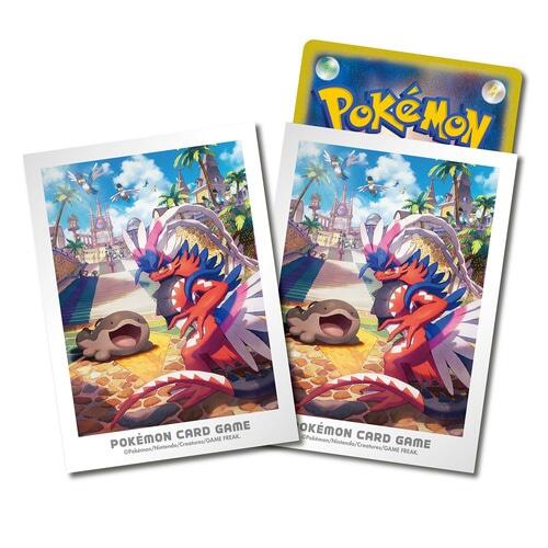 Card Sleeves - Paldea Adventure (64-Pack) (Pokemon Center Japan Exclusive) | Galaxy Games LLC