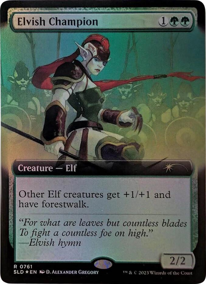 Elvish Champion (Extended Art) [Secret Lair Drop Series] | Galaxy Games LLC