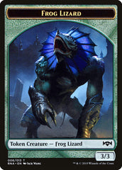 Ooze // Frog Lizard Double-Sided Token [Ravnica Allegiance Guild Kit Tokens] | Galaxy Games LLC