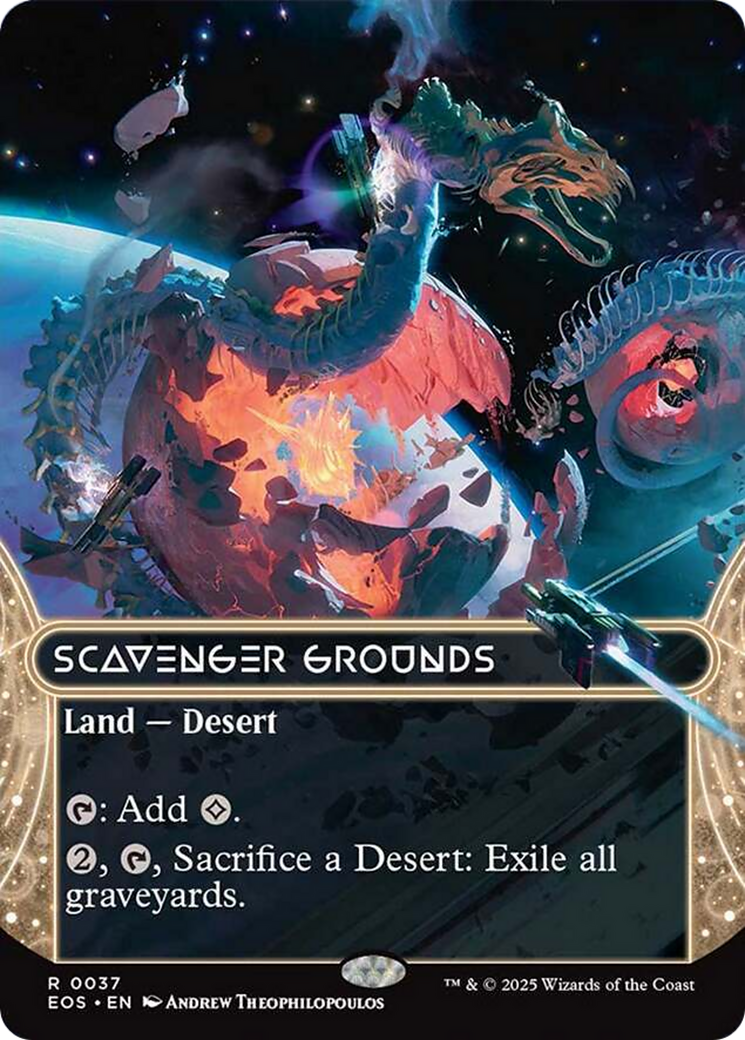 Scavenger Grounds (0037) (Borderless) [Edge of Eternities: Stellar Sights] | Galaxy Games LLC