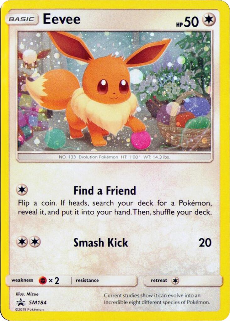Eevee (SM184) (Cosmos Holo) [Sword & Shield: Black Star Promos] | Galaxy Games LLC