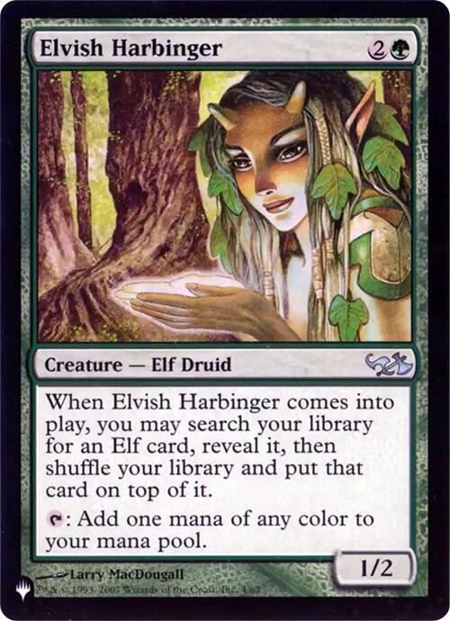 Elvish Harbinger (Retro Frame) [The List] | Galaxy Games LLC