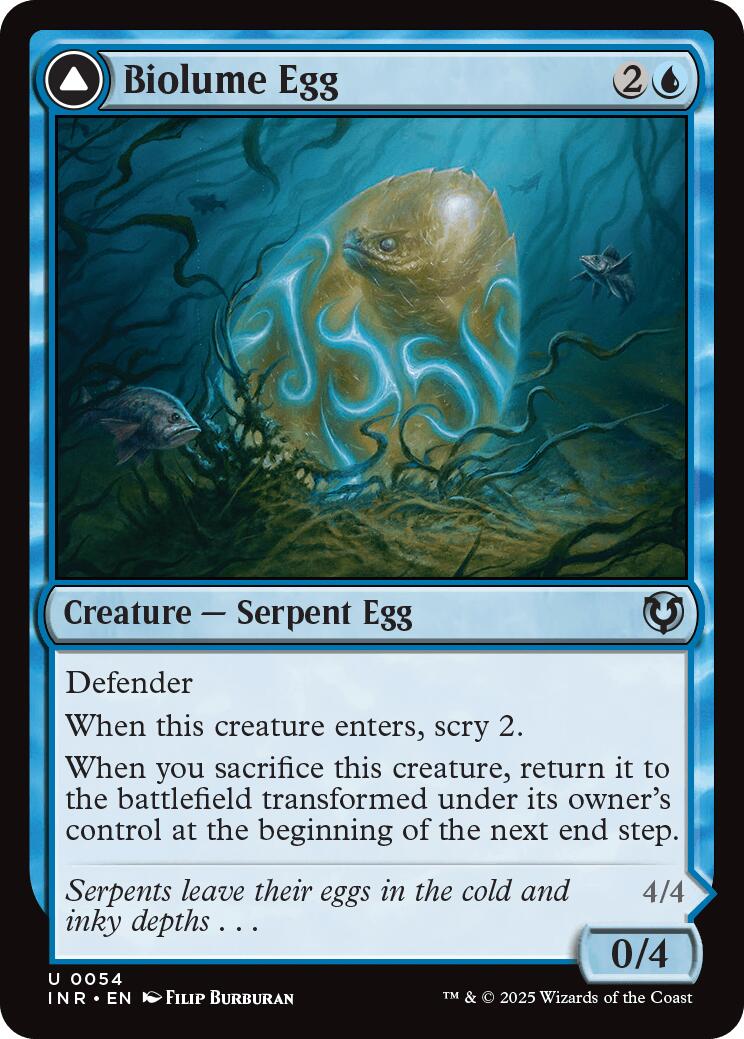 Biolume Egg // Biolume Serpent [Innistrad Remastered] | Galaxy Games LLC