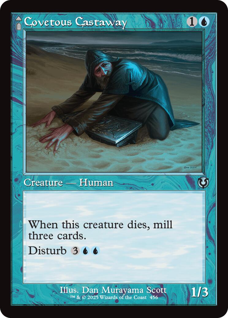 Covetous Castaway // Ghostly Castigator (Retro Frame) [Innistrad Remastered] | Galaxy Games LLC