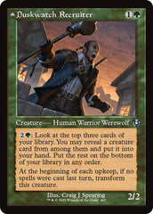 Duskwatch Recruiter // Krallenhorde Howler (Retro Frame) [Innistrad Remastered] | Galaxy Games LLC