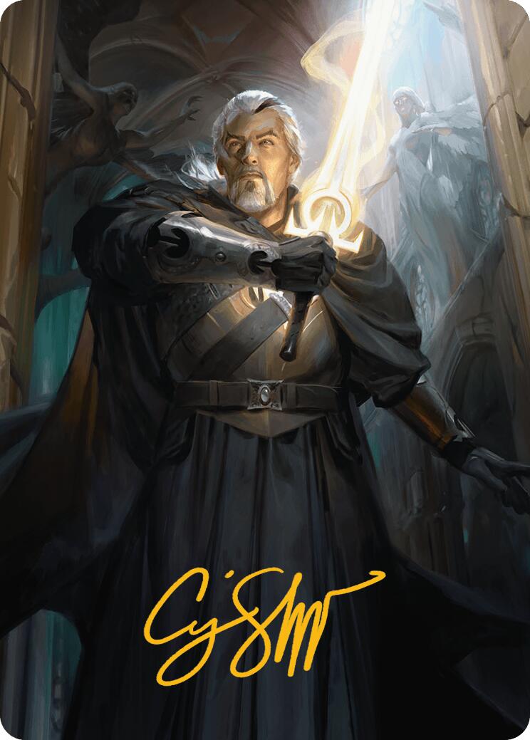 Odric, Lunarch Marshal Art Card (Gold-Stamped Signature) [Innistrad Remastered Art Series] | Galaxy Games LLC